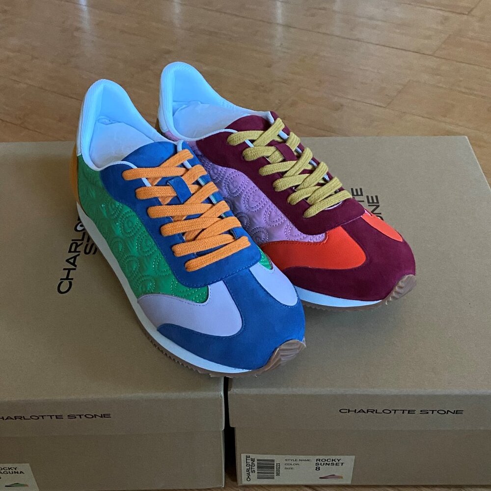 Charlotte Stone Rocky in Laguna and Sunset size 8 Mismatch!